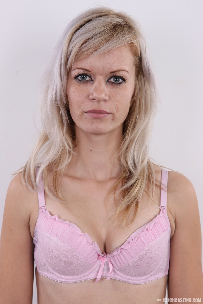 Blonde amateur Sona cracks a smile while getting naked for the first time 포르노 사진 #423488468 | Czech Casting Pics, Sona, Casting, 모바일 포르노