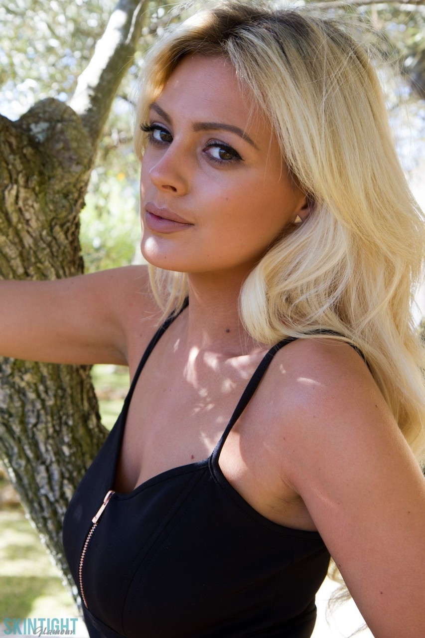 Sexy blonde Danielle S in yoga pants posing topless under a tree to flash ass photo porno #426820017 | Skin Tight Glamour Pics, Danielle S, Clothed, porno mobile