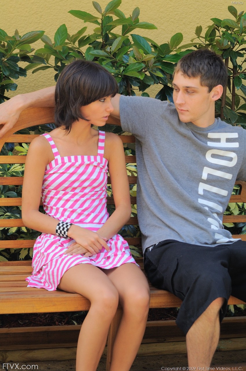 Clothed teen girl Mishka gives her stepbrother a kiss before sucking his cock 色情照片 #425930449 | FTV Girls Pics, Mishka, Handjob, 手机色情