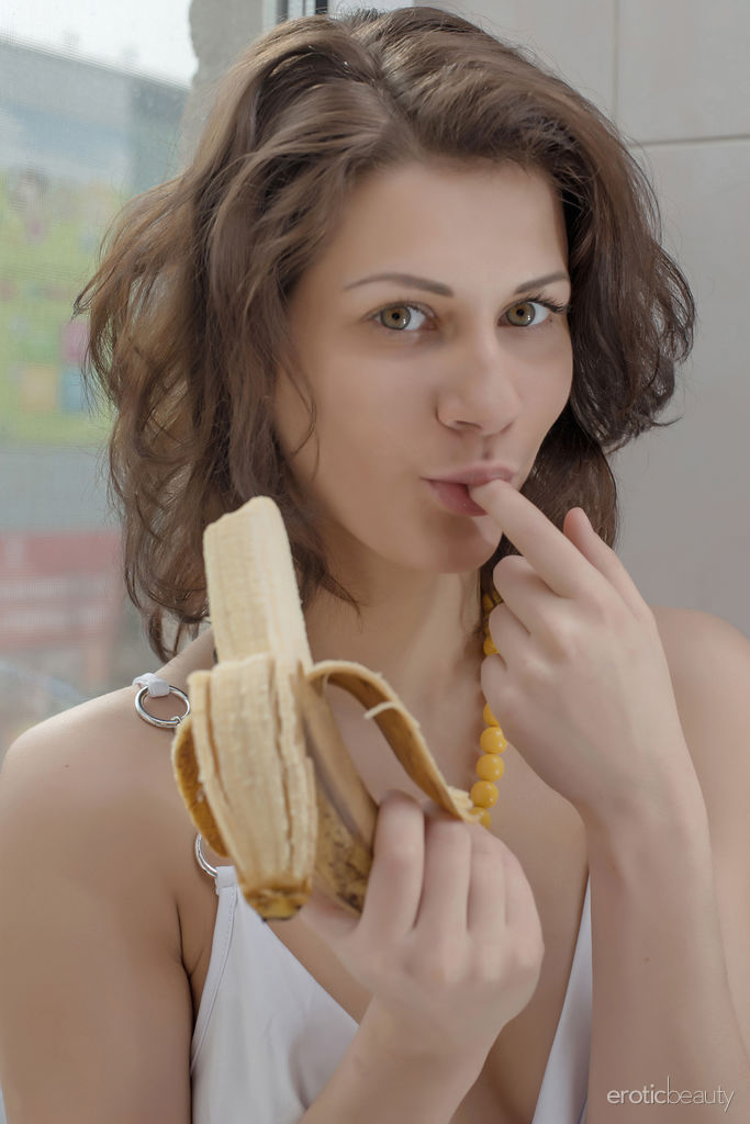 Teen glamour model Mixaella displays her naked vagina wearing frilly socks porno fotoğrafı #424326701
