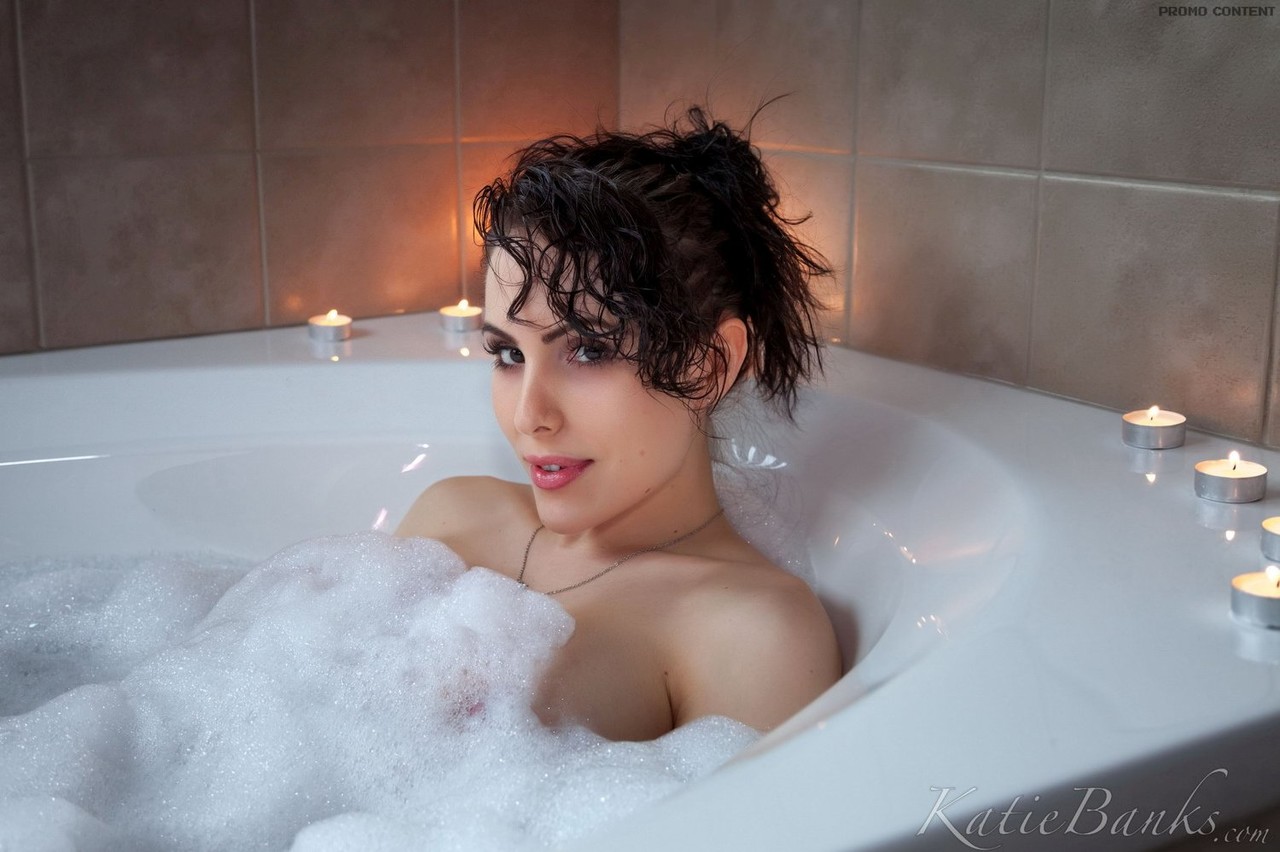 Brunette amateur Katie Banks showing her pink pussy in tub by candlelight порно фото #425623031 | Katie Banks Pics, Katie Banks, Bath, мобильное порно