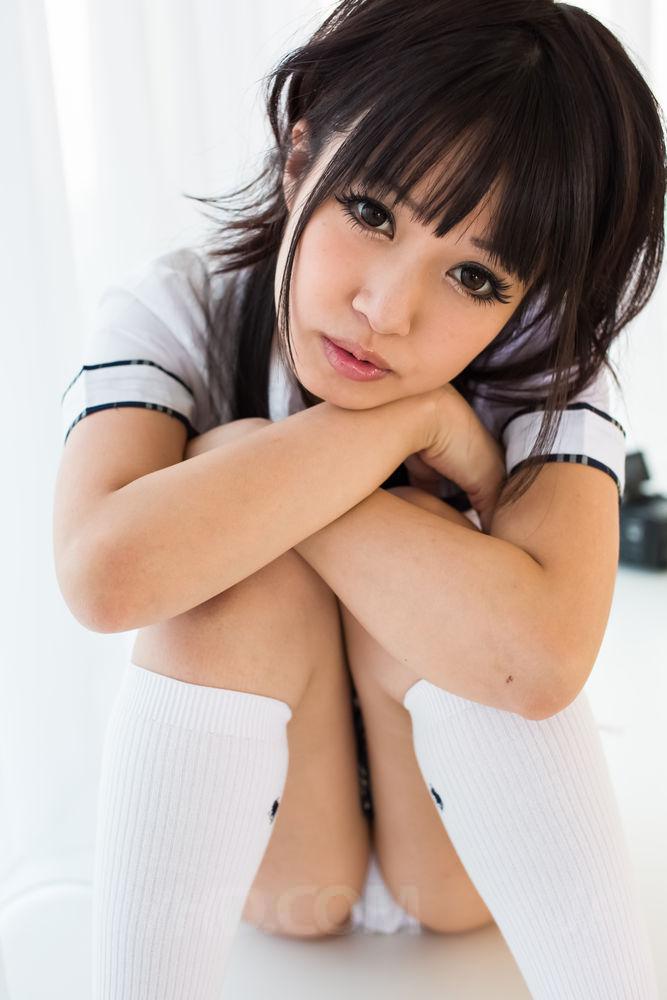 Adorable Japanese student Kotomi gives a blowjob in POV mode porno foto #425078644