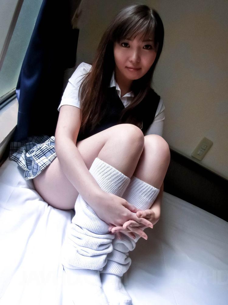 Haruka Ohsawa Asian in uniform shows her big nude bazoom bas 色情照片 #425091091