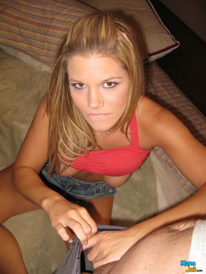 Blonde chick Tori Paige exposes her tits and pussy prior to a POV handjob zdjęcie porno #425662044 | Mano Job Pics, Tori Paige, POV, mobilne porno