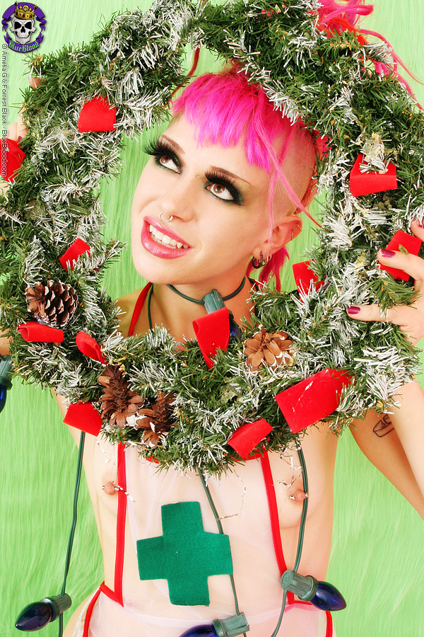 Tattooed pierced, shaved punk Christmas babe porn photo #422964976 | Barely Evil Pics, Roxy Contin, Christmas, mobile porn