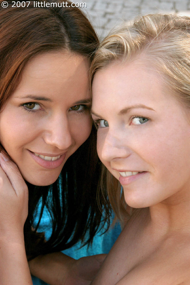 Teen lesbians Sharon & Linnea lick other before fingering assholes foto porno #424637744