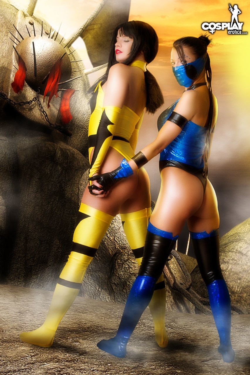 Kitana, Tanya Mortal Kombat nude cosplay porn photo #424852832