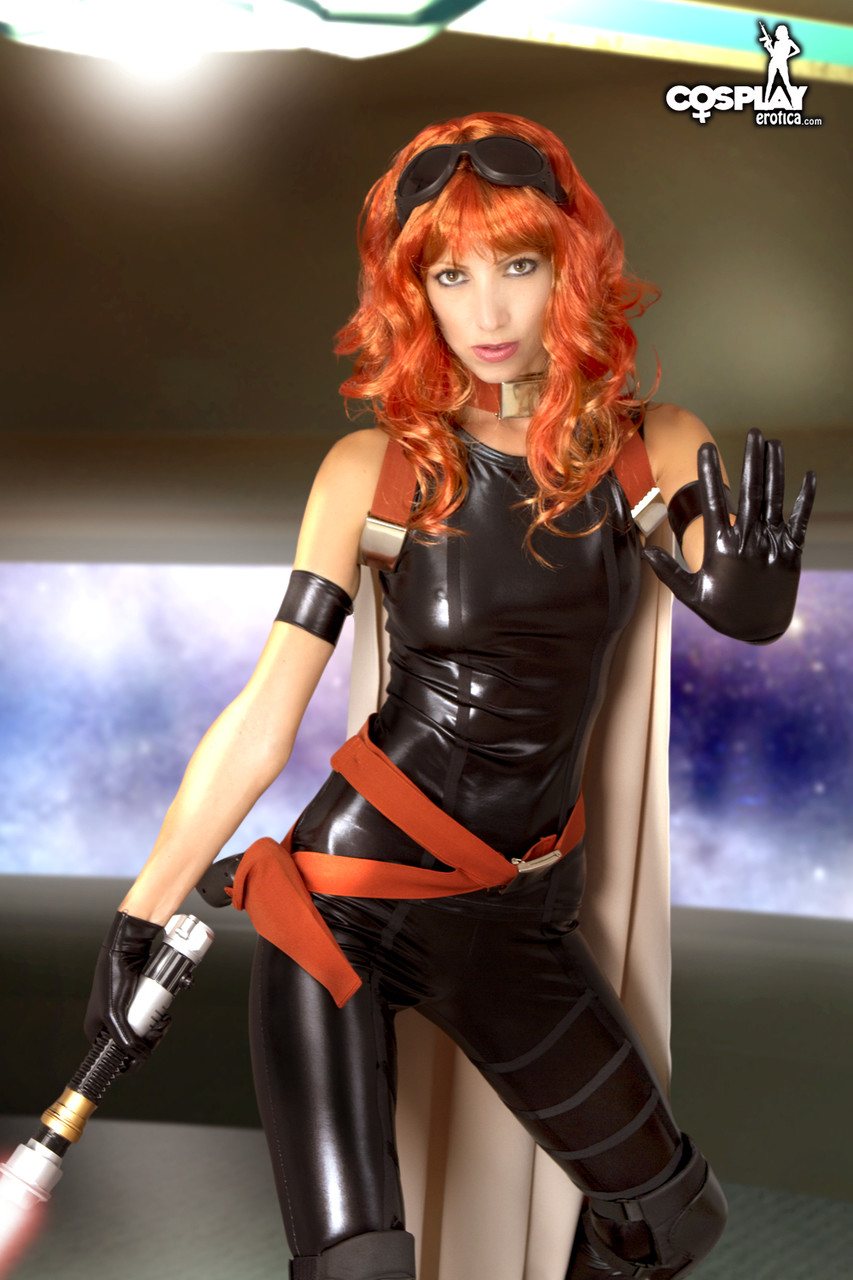 Redheaded cosplayer gets mostly naked while wielding a lightsaber photo porno #422825668 | Cosplay Erotica Pics, Cosplay, porno mobile