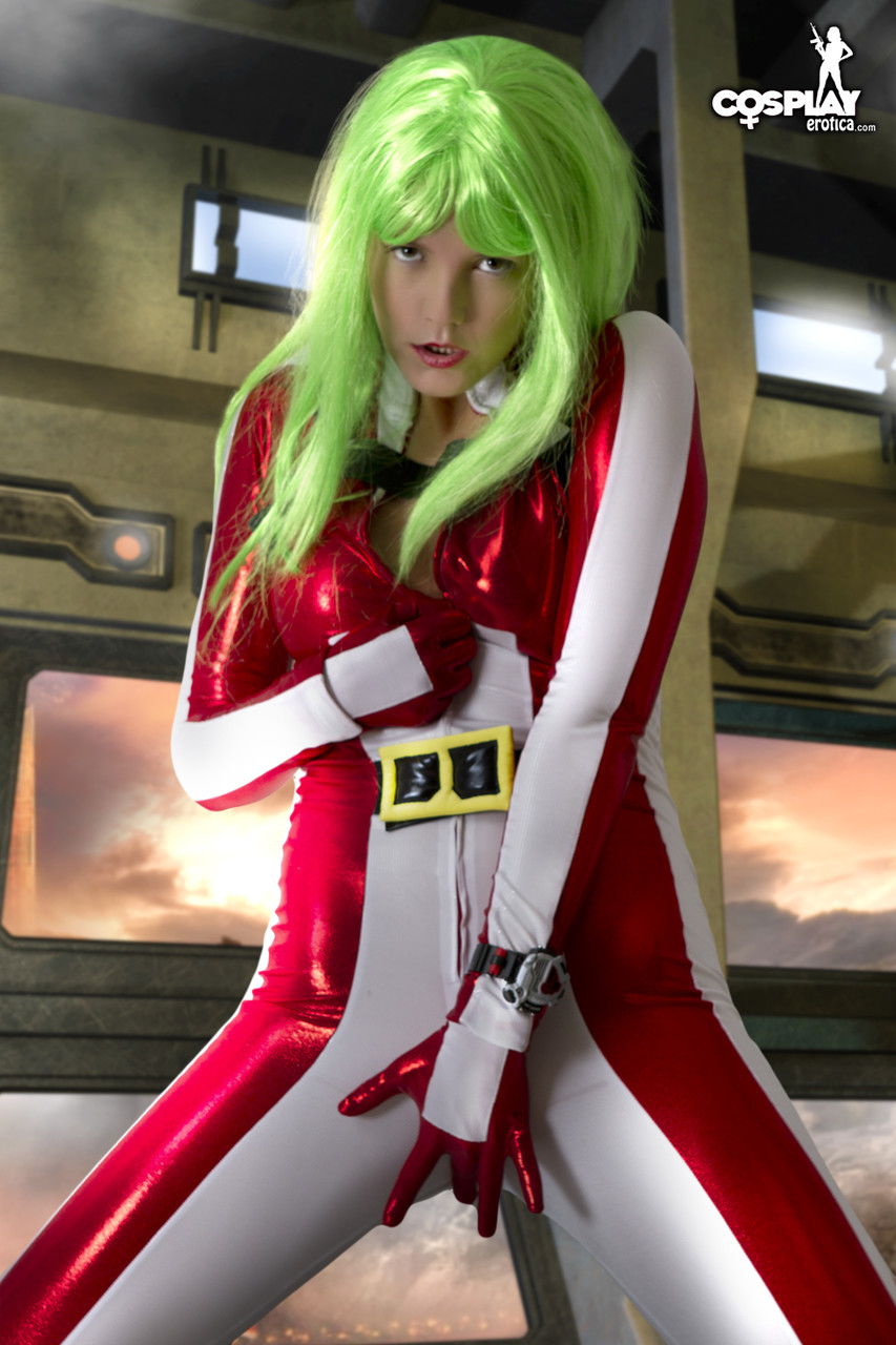 Cosplayer sports green hair while releasing her perky tits from her outfit zdjęcie porno #423221563 | Cosplay Erotica Pics, Cosplay, mobilne porno