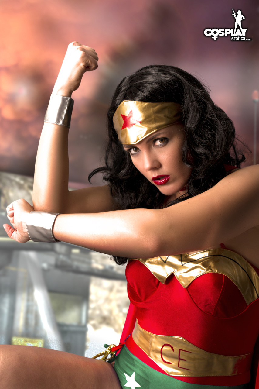 Beautiful brunette peels off her Wonder Woman outfit in a tempting manner porno fotoğrafı #423048570 | Cosplay Erotica Pics, Cosplay, mobil porno