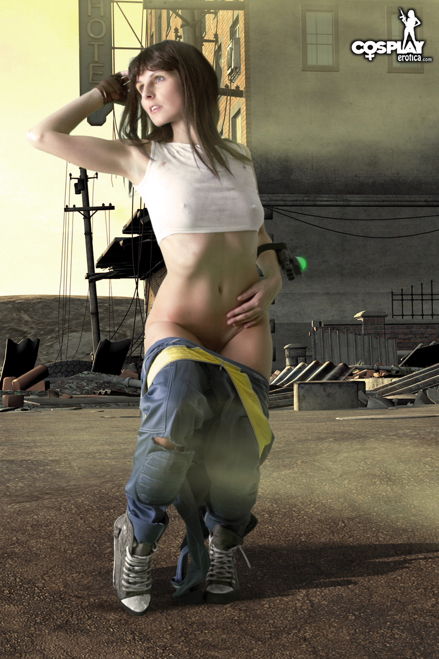 Vault Dweller Fallout 3 Vault 101 nude cosplay foto porno #423263355
