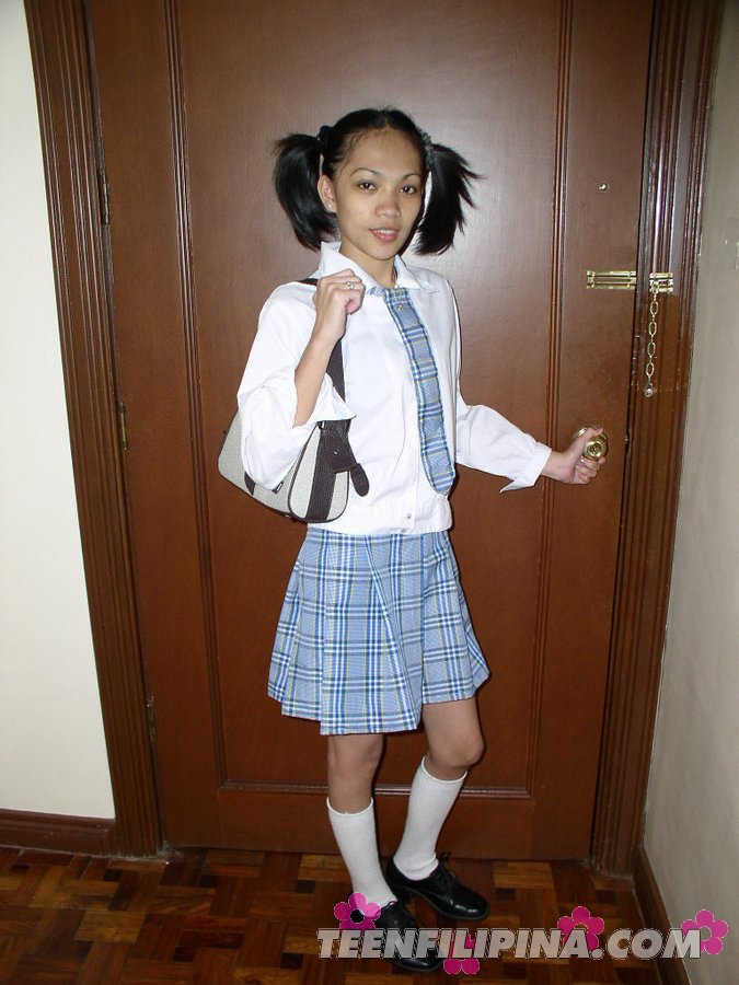 Skinny Filipina student gets naked on a sofa in white socks and pigtails porno fotky #423795328 | Teen Filipina Pics, Schoolgirl, mobilní porno