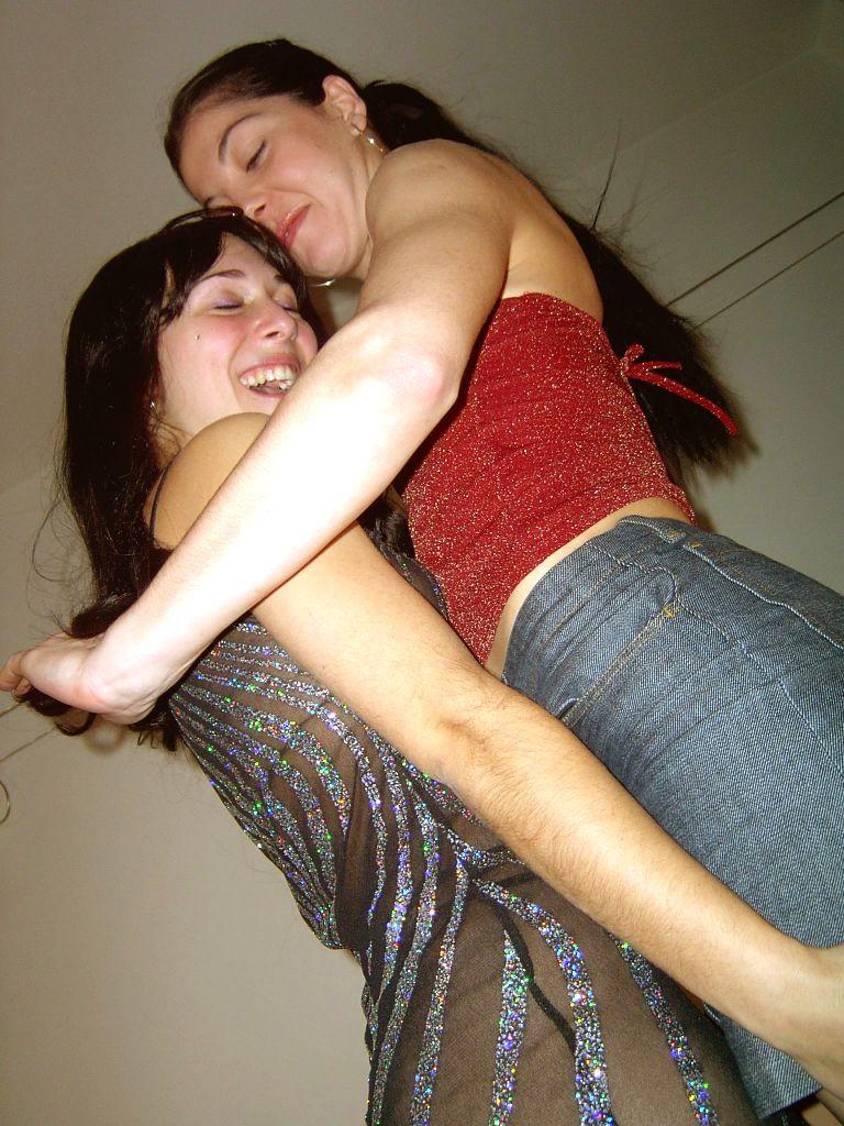 Wild lesbians probing each others wet slit porno foto #425402247