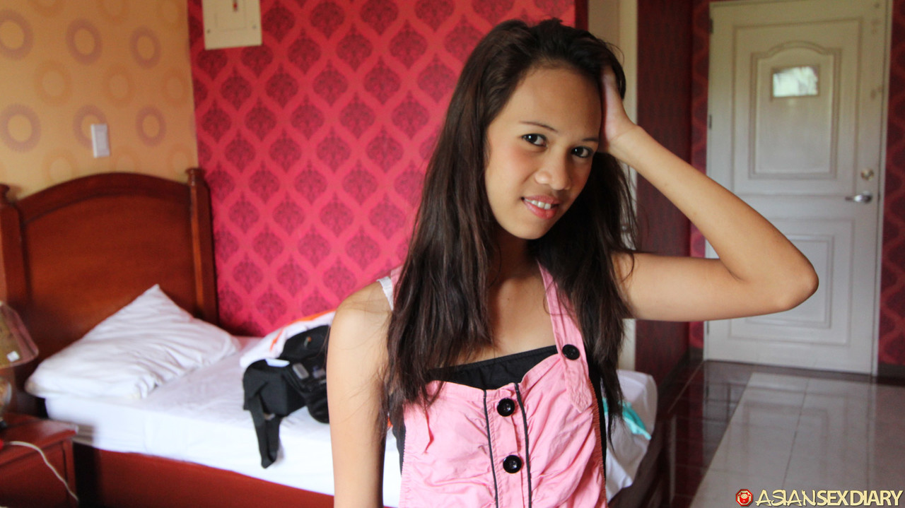 Pretty Filipina teen takes a money shot while pleasing a sex tourist porn photo #424366671
