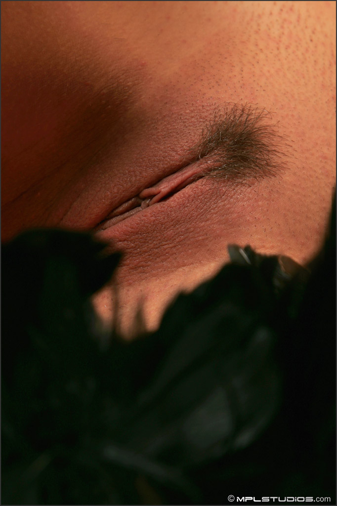 Young brunette wields a boa while posing nude in black velvet gloves foto porno #426681240 | MPL Studios Pics, Face, porno mobile