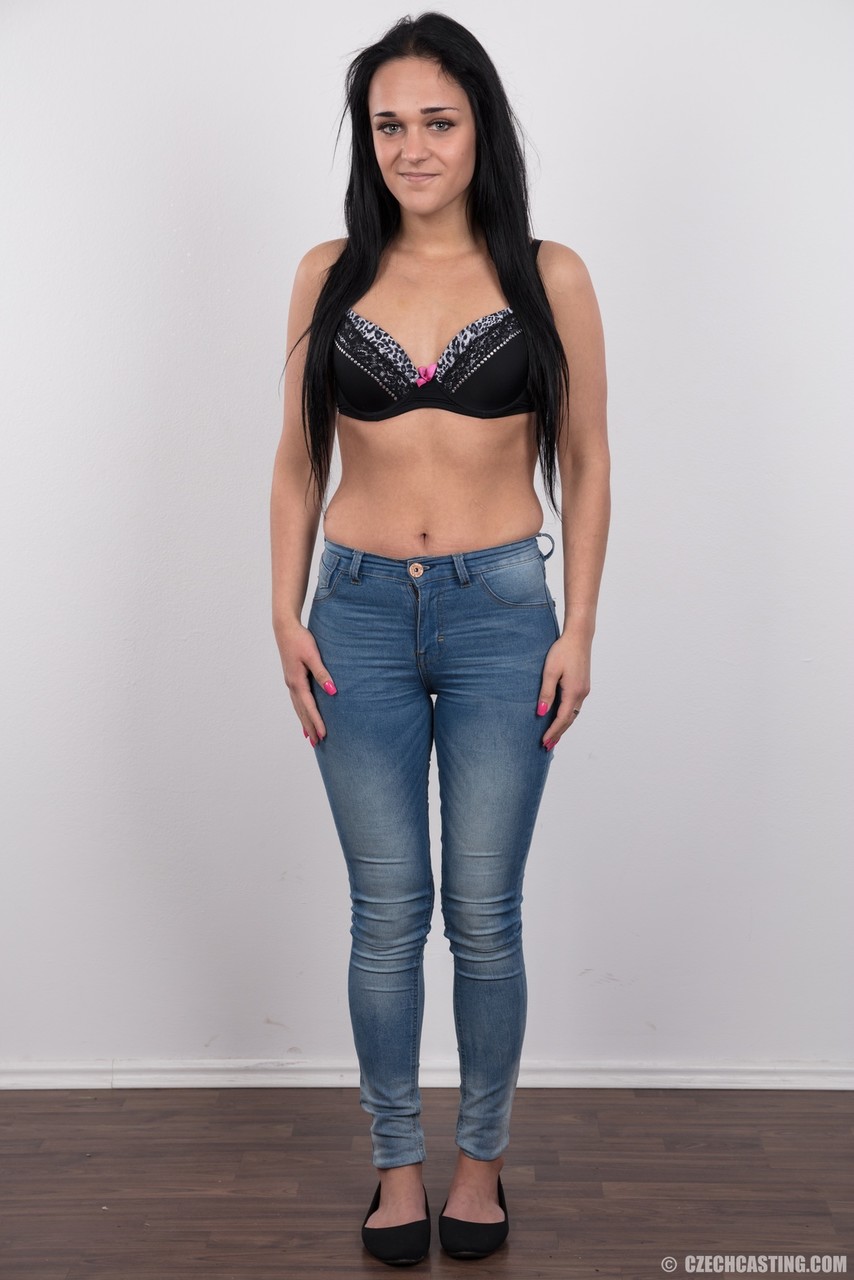 Pretty black haired Lucka peels off her tight jeans and show closeup nipples porno fotky #428153416 | Czech Casting Pics, Lucka, Amateur, mobilní porno