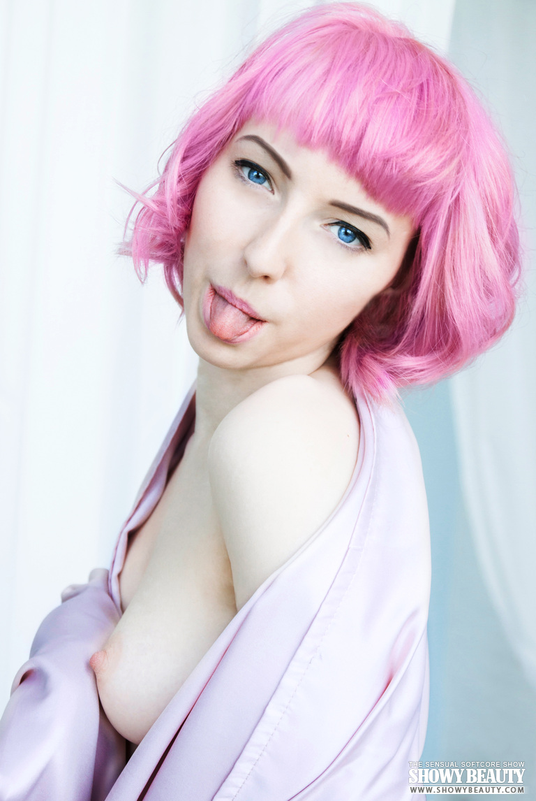 Pink haired young Cake in sheer underwear spreading pussy lips wide ポルノ写真 #425547981 | Showy Beauty Pics, Cake, Redhead, モバイルポルノ