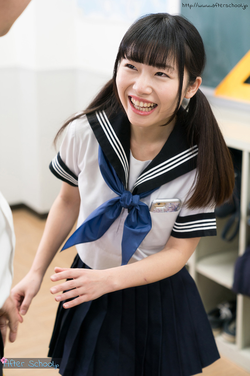Cute Japanese schoolgirl lifts her skirt to masturbate for teacher in class foto porno #426595293