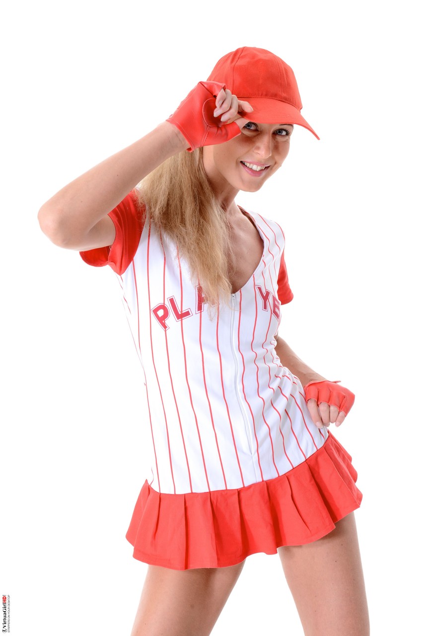 Hot blonde Elody doffs her baseball uniform to pose nude in sneakers and a cap foto porno #426640483 | iStripper Pics, Elody, Upskirt, porno ponsel