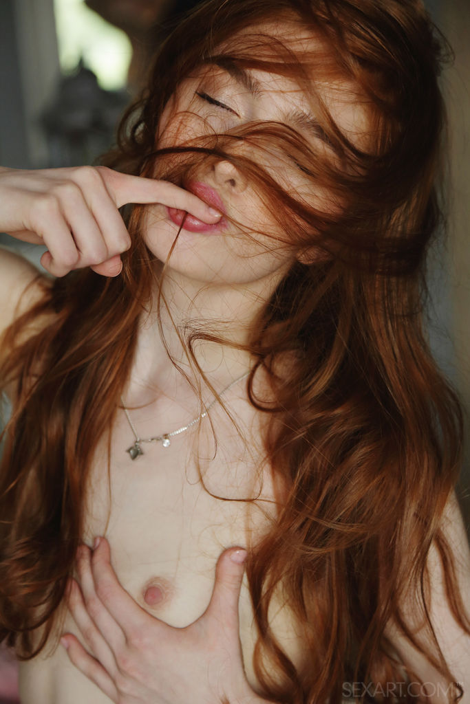 Natural redhead Jia Lissa finger fucks her horny teen pussy on a bed 色情照片 #427428253 | Sex Art Pics, Jia Lissa, Skinny, 手机色情