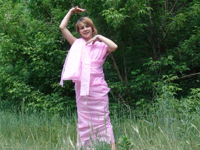 Teenager Liza goes for the first time, naked in a field before she gets to know where a tree line is.