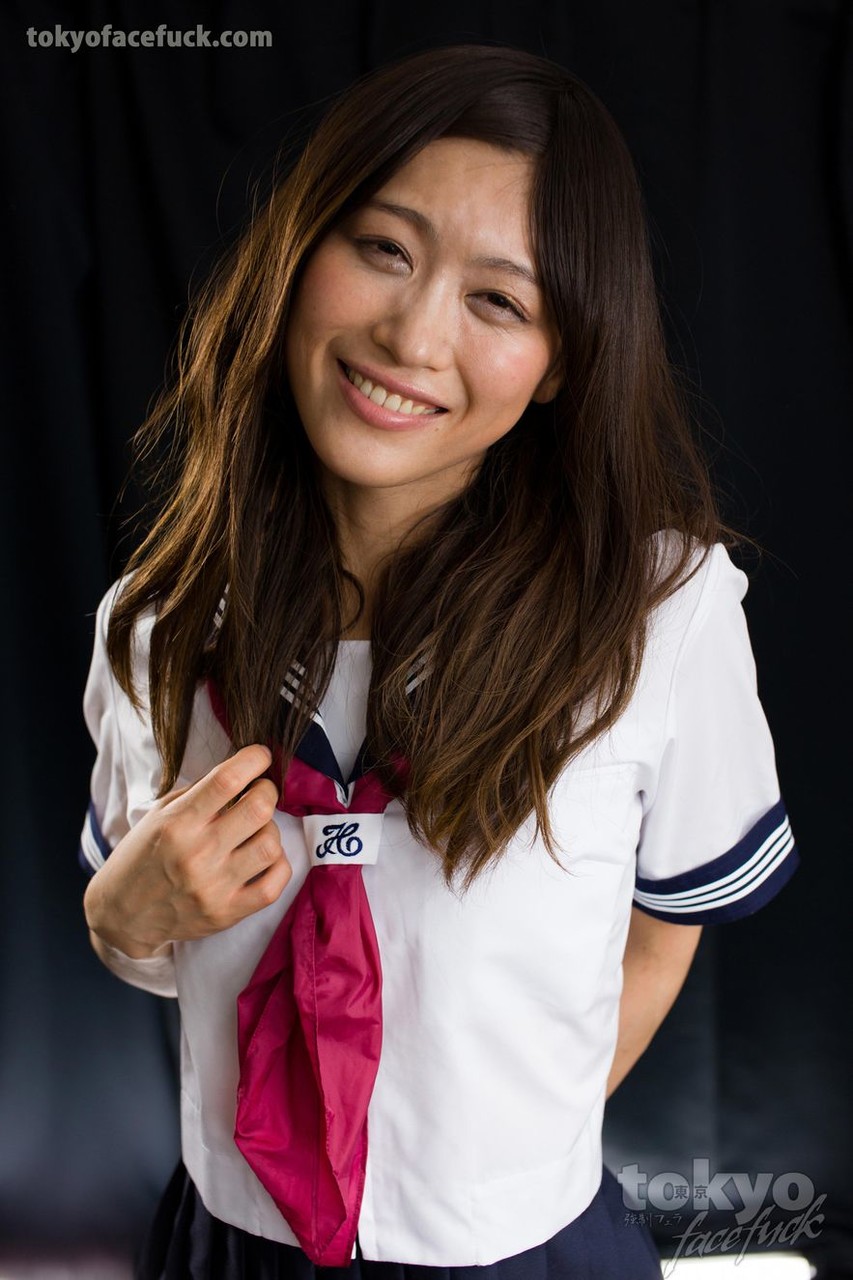 Cute Japanese Girl Endures A Hardcore Face Fuck In Her Sailor Uniform