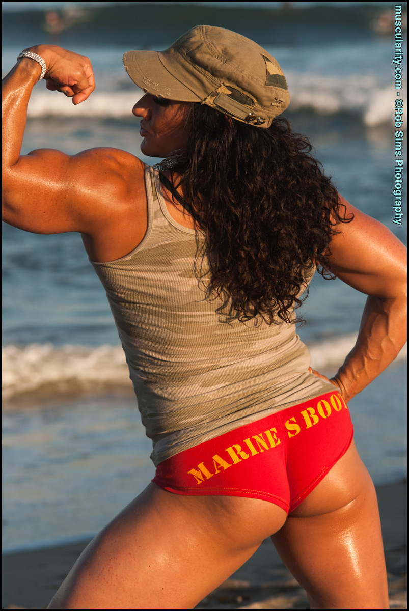 Muscularity Marine Booty IFBB Pro porn photo #425575318 | Muscularity Pics, Tonia Moore, Beach, mobile porn