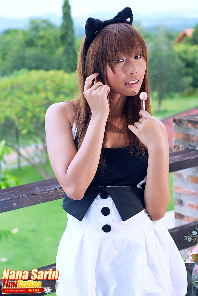 Cute Thai redhead Nana Sarin gets naked while wearing cat ears 色情照片 #428790616 | Thai Cuties Pics, Nana Sarin, Thai, 手机色情
