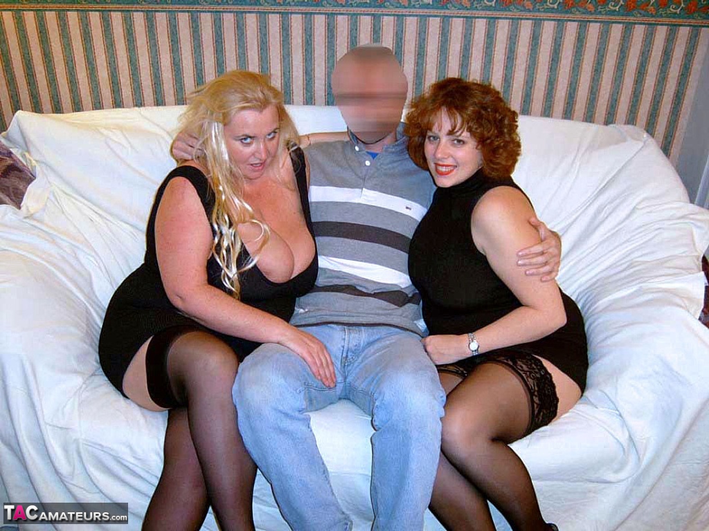 Older British Amateur Curvy Claire Partakes In A Threesome With A Couple