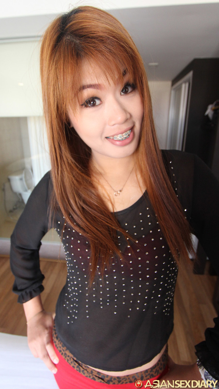 Chinese redhead Ming shows her braces before a POV fuck begins 포르노 사진 #424987231 | Asian Sex Diary Pics, Ming, College, 모바일 포르노