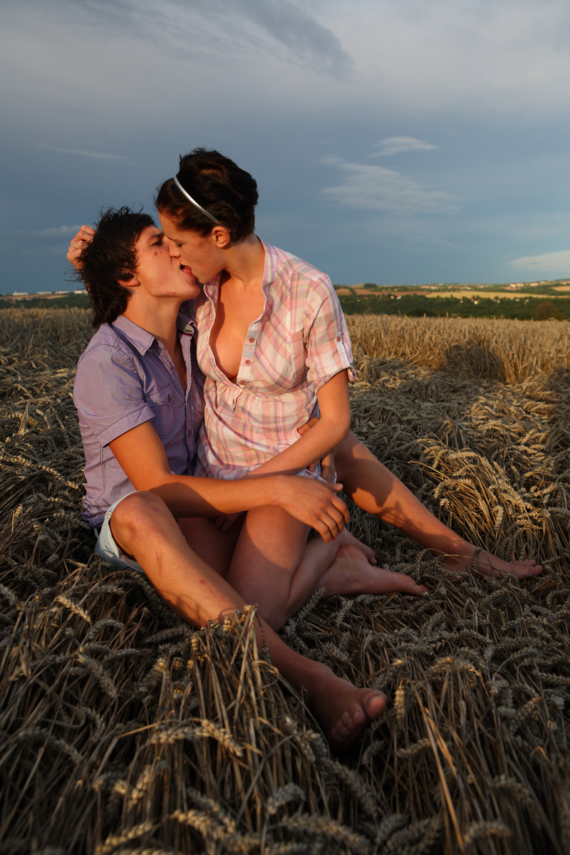 Young girl and her boyfriend undress each other for sex in a farmer's field porn photo #425677099 | Teen Dorf Pics, Reno, Flavia, Kissing, mobile porn
