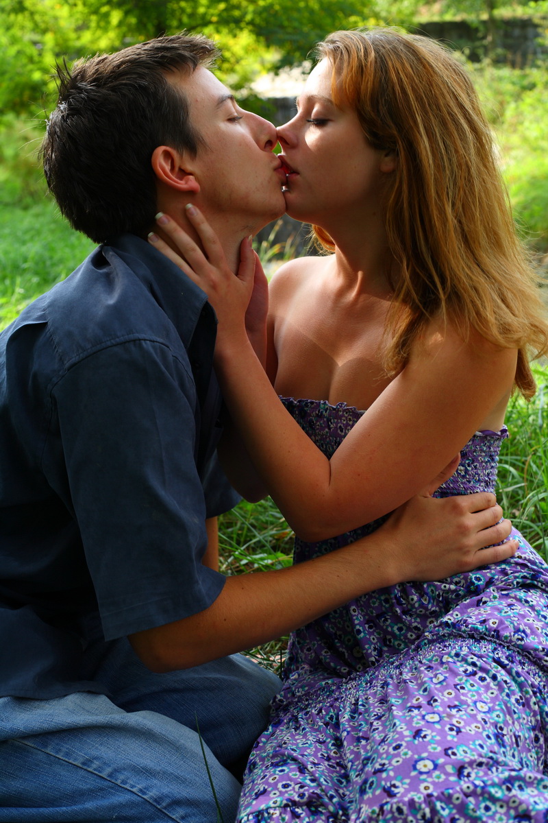 Young amateur and her boyfriend have sexual intercourse on lush grass ポルノ写真 #426485112