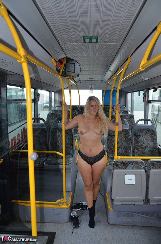 Thick blond chick takes off her underwear to pose naked in socks on a city bus photo porno #428312669 | TAC Amateurs Pics, Sweetsusi, MILF, porno mobile