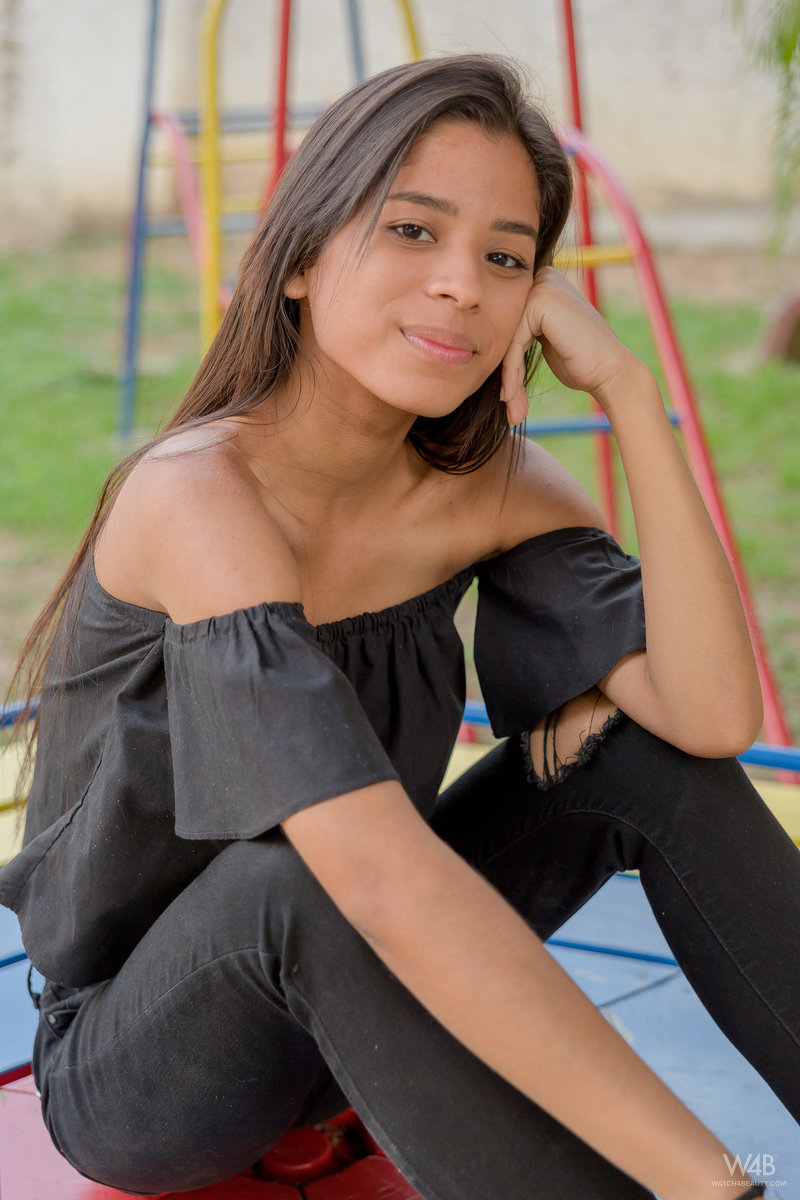 Smiley hot glamour girl Karin Torres looking sexy in ripped jeans on a swing porn photo #424794176 | Watch 4 Beauty Pics, Karin Torres, Latina, mobile porn