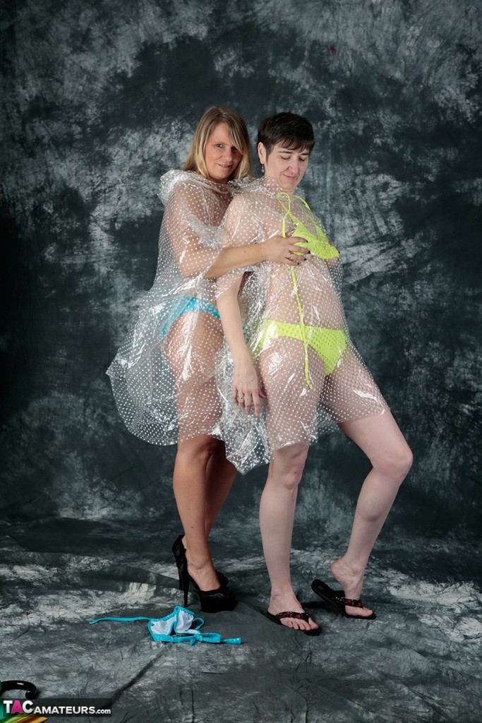 Blonde amateur Sweet Susi and her lesbian lover hump each other in raincoats порно фото #425949647 | TAC Amateurs Pics, Sweet Susi, Mature, мобильное порно
