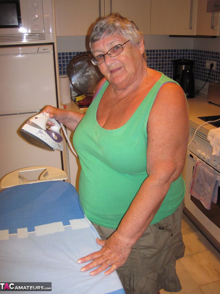 Overweight British oma Grandma Libby exposes her boobs while ironing photo porno #424565854 | TAC Amateurs Pics, Grandma Libby, Granny, porno mobile