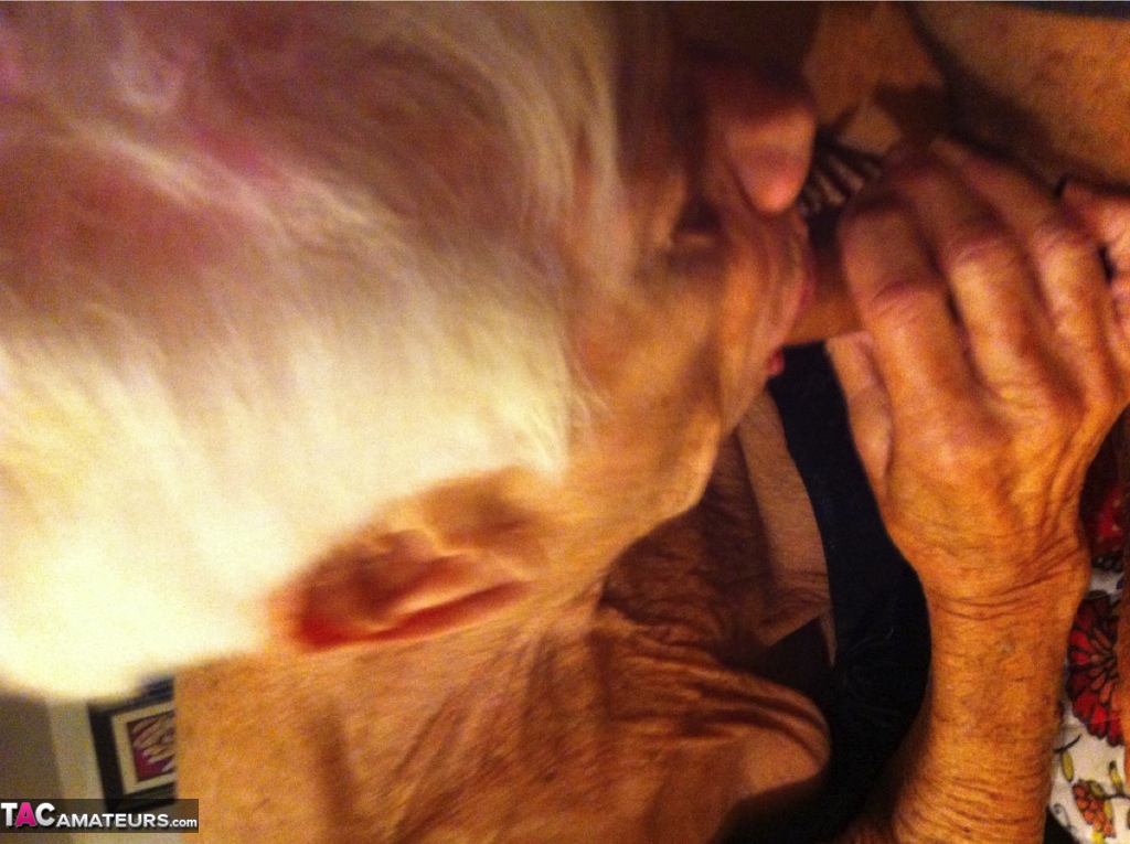 Really Old Granny Shows Off Her Cock Sucking Skills From A Pov Perspective
