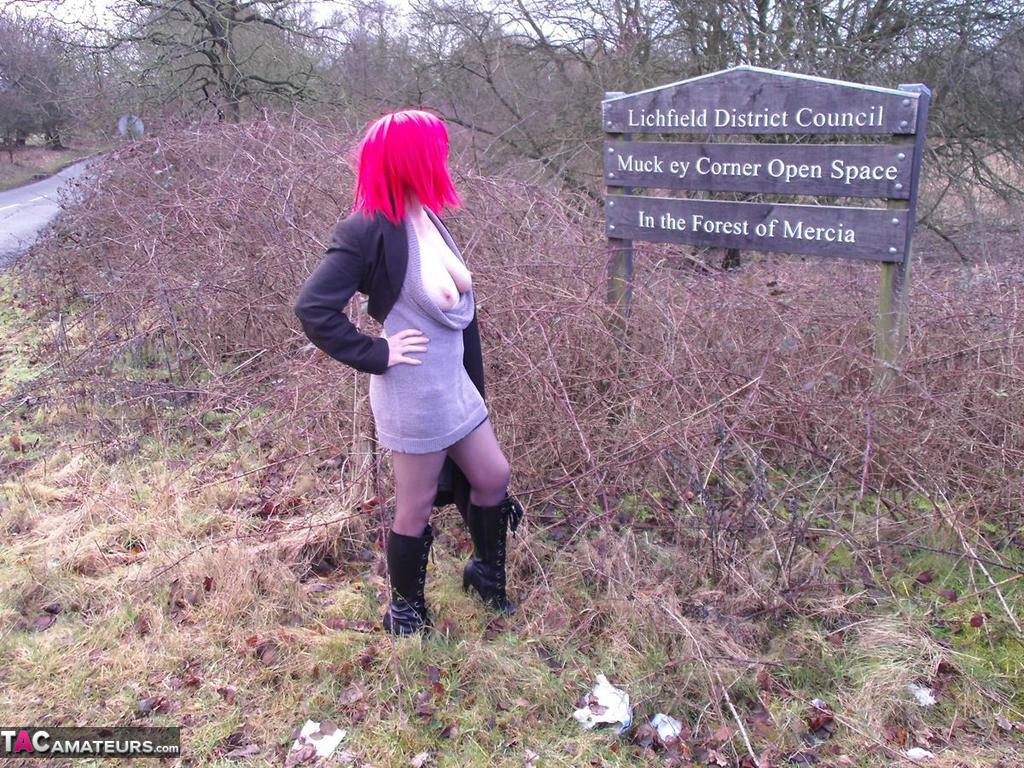 Amateur chick Barby Slut flashes her tits and twat in various UK locations porn photo #428280062 | TAC Amateurs Pics, Barby Slut, Boots, mobile porn
