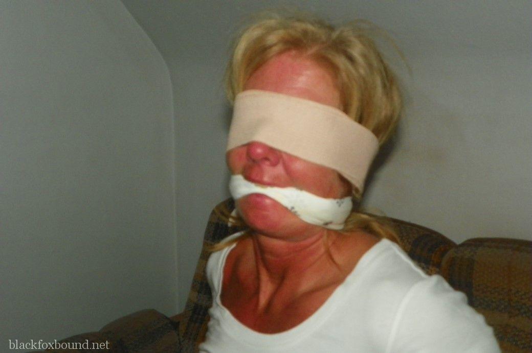 Blonde female is tied up with rope after being blindfolded and gagged porno fotoğrafı #424890986 | Black Fox Bound Pics, Blindfold, mobil porno