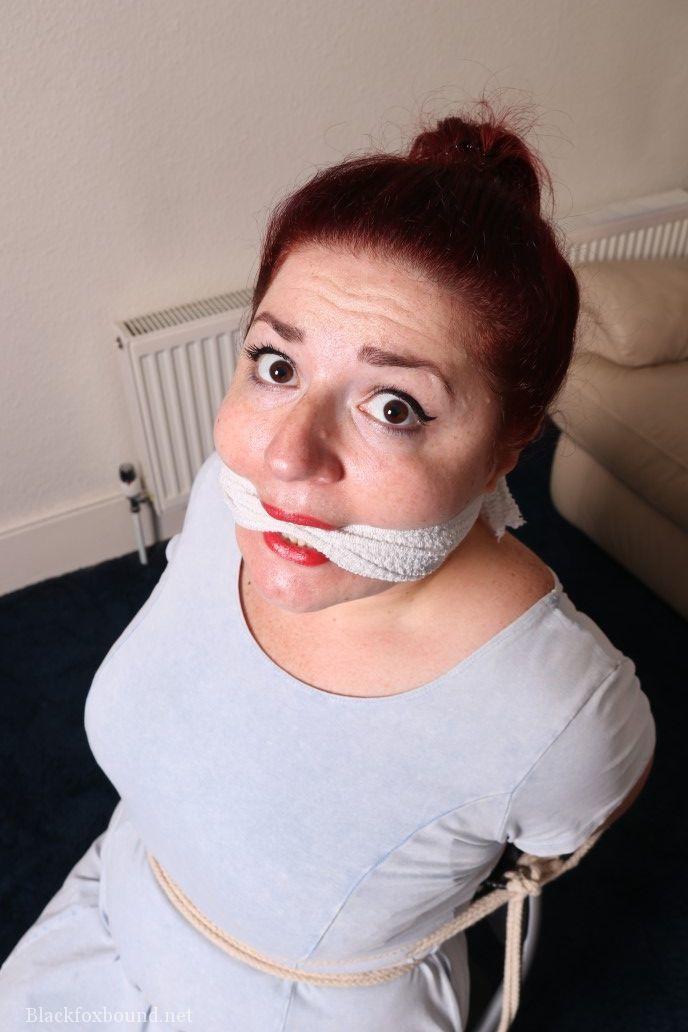 Fat British woman is tied to a chair with clothes on while cleave gagged foto porno #425546893 | Black Fox Bound Pics, Bondage, porno móvil