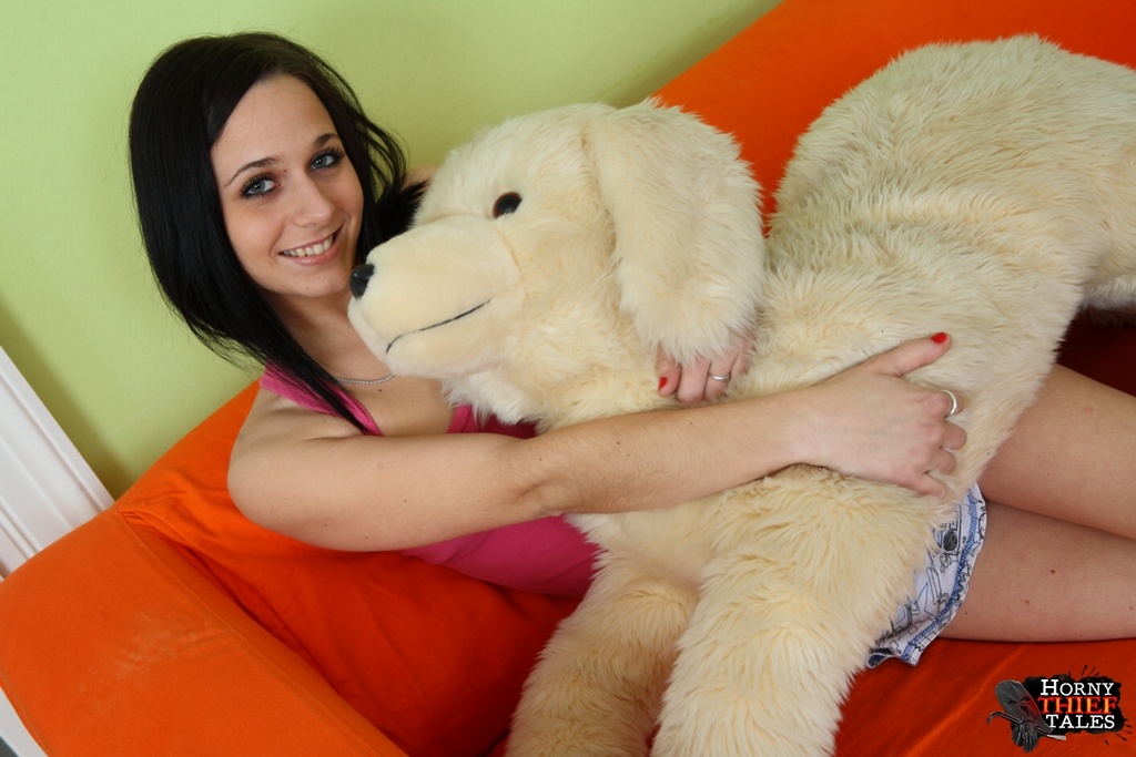 Dark haired teen hugs a stuffed animal before thieves force her to have sex porno fotoğrafı #425765736 | Horny Thief Tales Pics, Nora, Teen, mobil porno