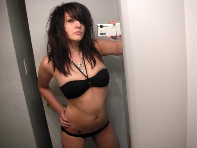 Collection of ex girlfriend's candid self shots in lingerie and bikinis porn photo #429005757