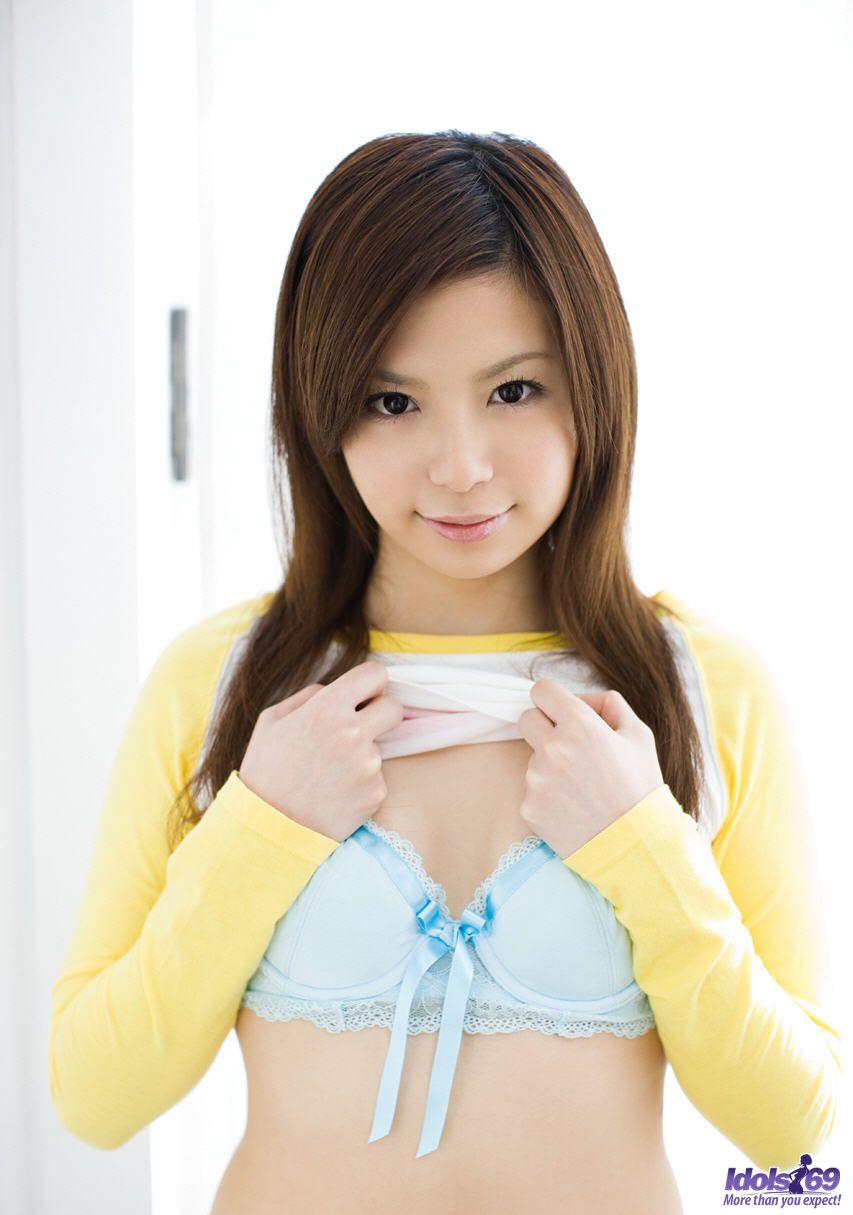 Adorable Japanese girl Riri Kuribayashi exposes her trimmed pussy porn photo #427434533