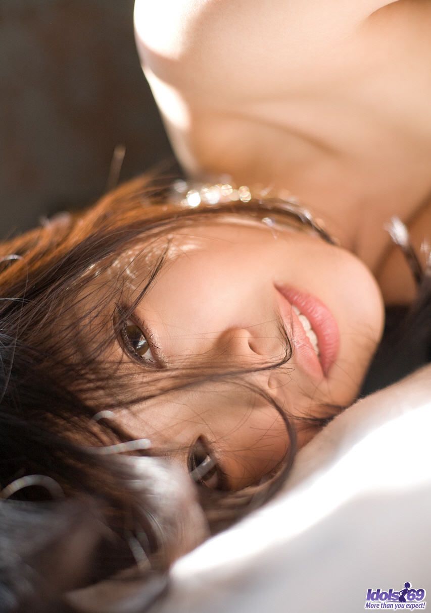 Beautiful Japanese girl China Yuki gets dressed after being naked on her bed porn photo #424995837