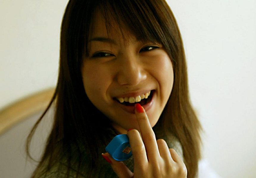 Japanese Girl Kurumi Morishita Displays Her Firm Tits While Getting Changed