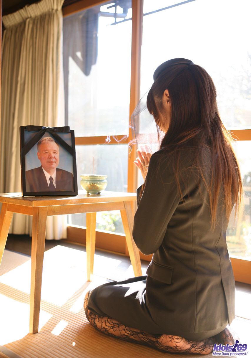 Japanese widow Miho Sonoda fondles herself while grieving her late husband порно фото #429075098 | Idols 69 Pics, Miho Sonoda, Japanese, мобильное порно
