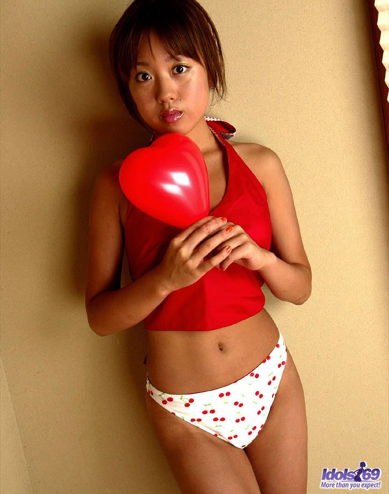 Japanese redhead Kanami models a bikini and lingerie during SFW action porno fotky #425362842