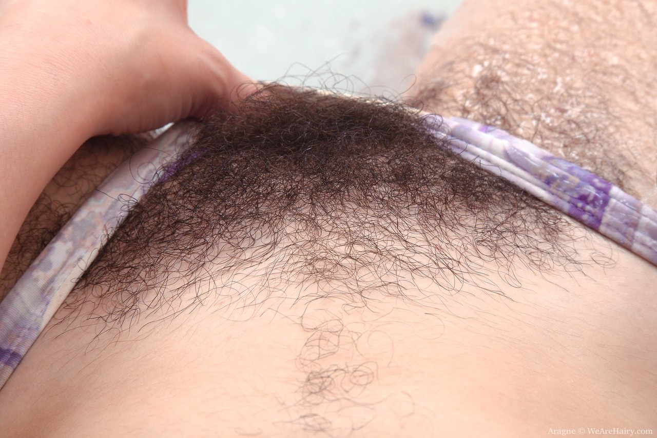 Hirsute Amateur Aragne Shows Her Her Really Hairy Pussy And Asshole In The Tub