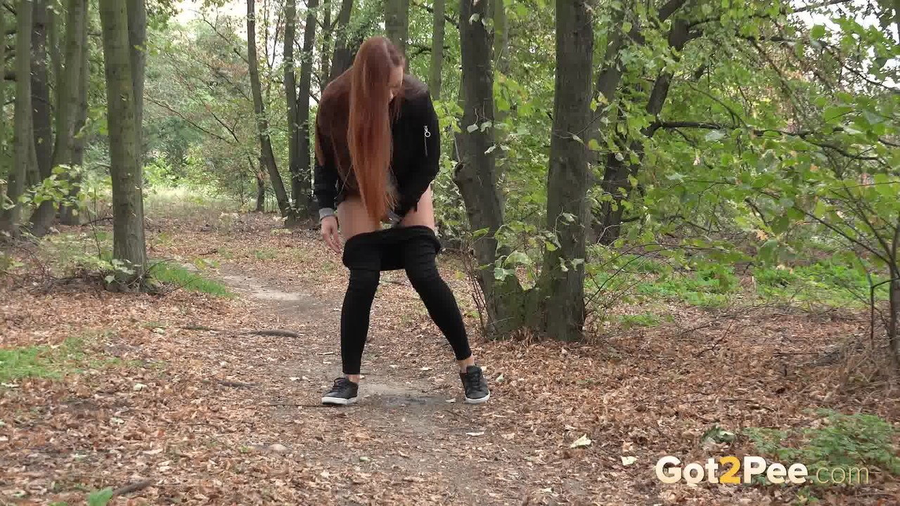 Redhead babe enjoys a messy pee in the woods porn photo #425359646 | Got 2 Pee Pics, Morgan, Pissing, mobile porn