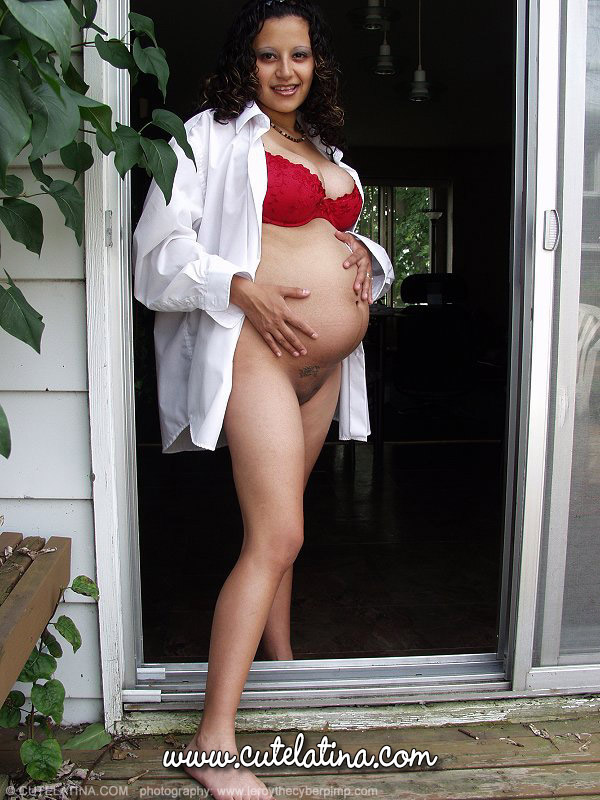 Lactalia Cute latina pregnant and naked porn photo #425140784